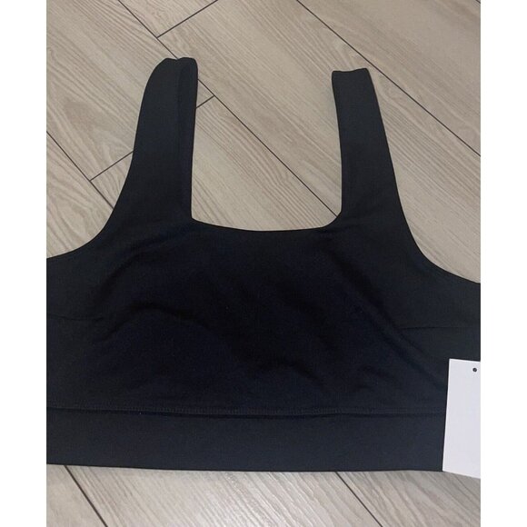 Jenni Square Neck Bra Bralette Bra Unlined WF WPL8046 L Large Black New Nwt - Picture 3 of 5